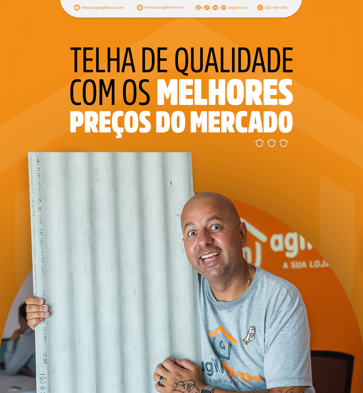 Telha de qualidade com os melhores preços do mercado